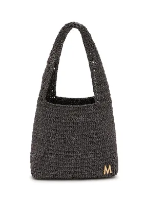 -----------MIZELE ---- ------------ ----Small Timeless Crocheted Lurex Tote Bag --