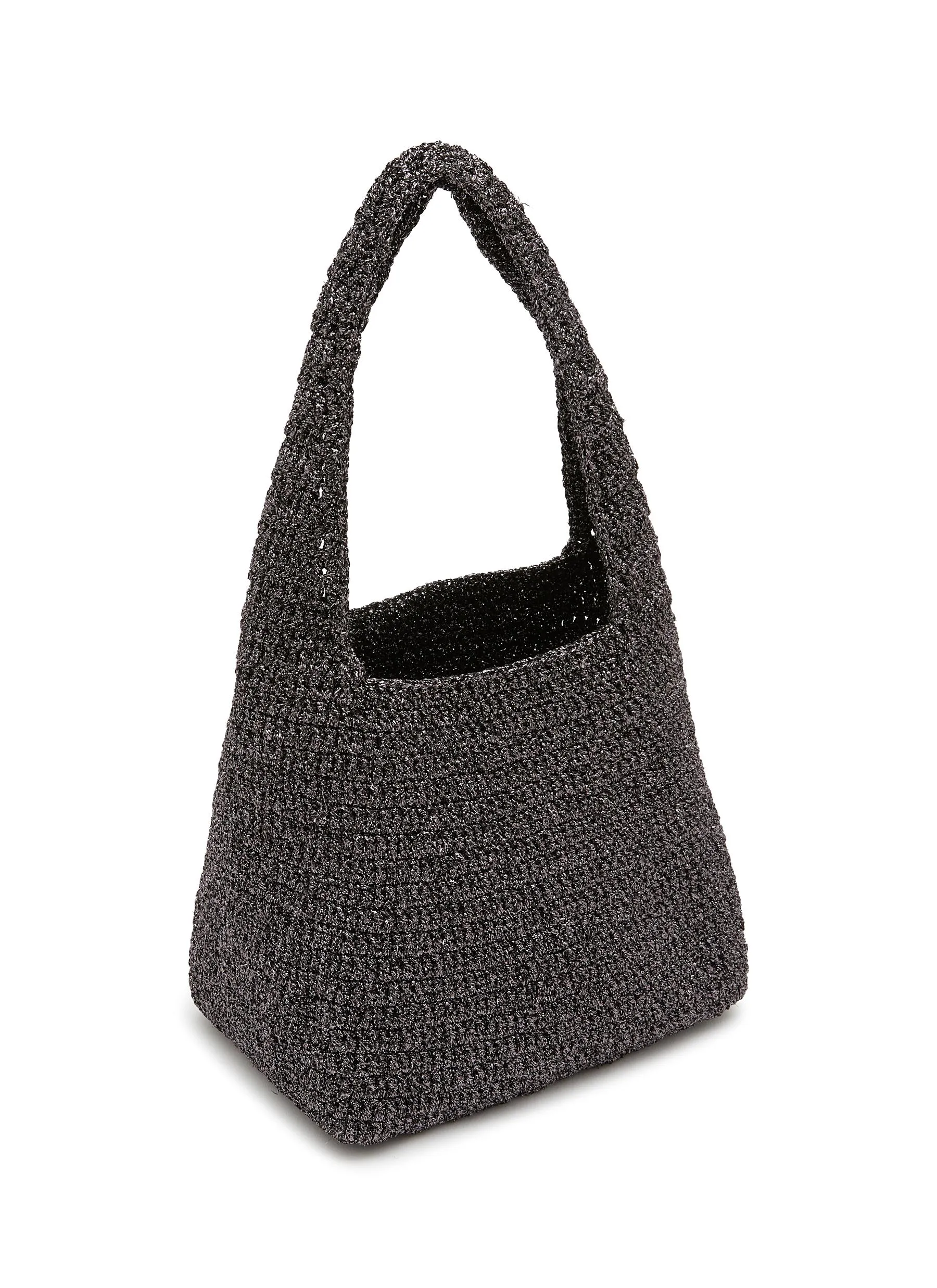 -----------MIZELE ---- ------------ ----Small Timeless Crocheted Lurex Tote Bag --