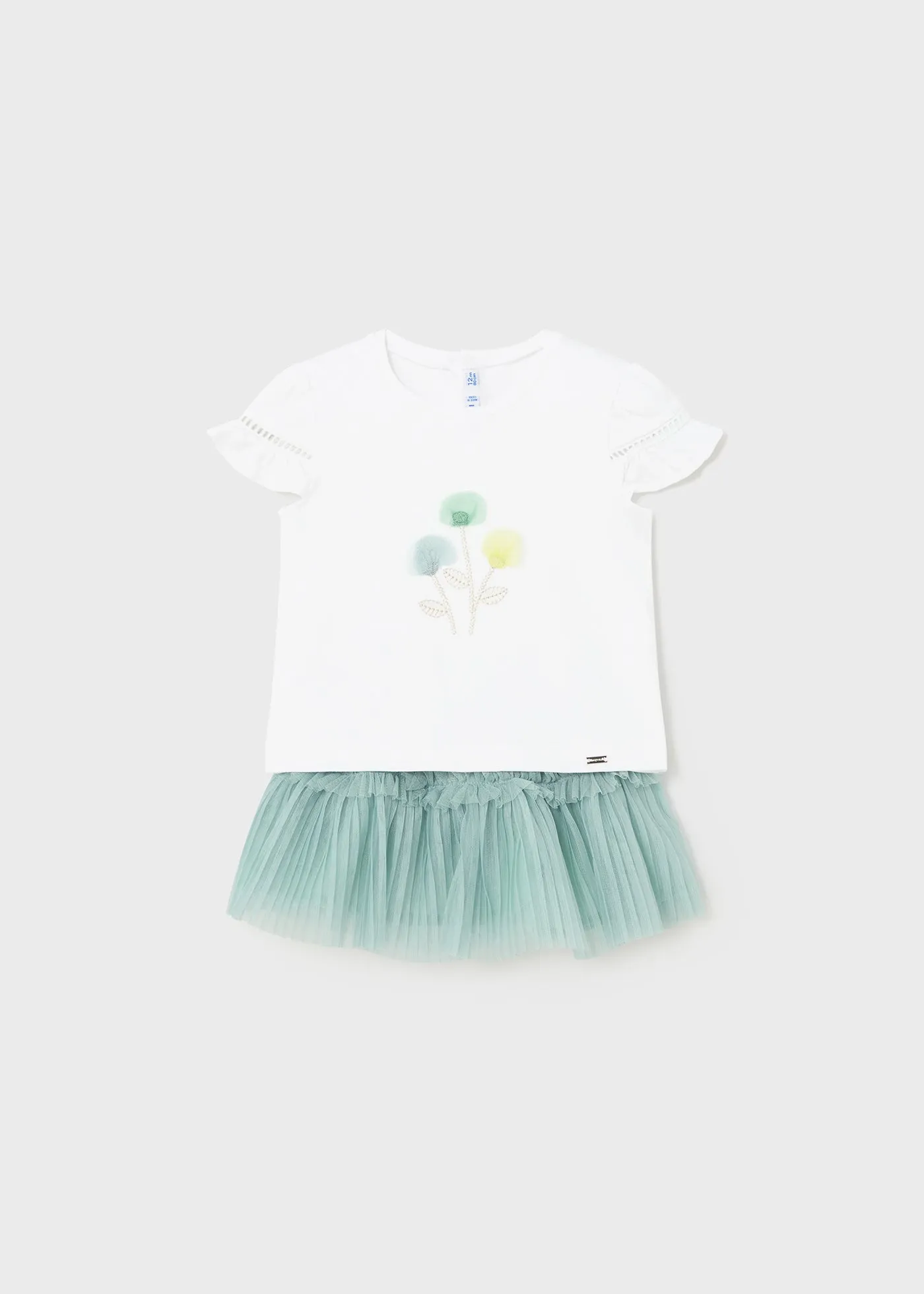 1932 - Tulle Skirt Set for Baby Girl - Anise: Shop Now!