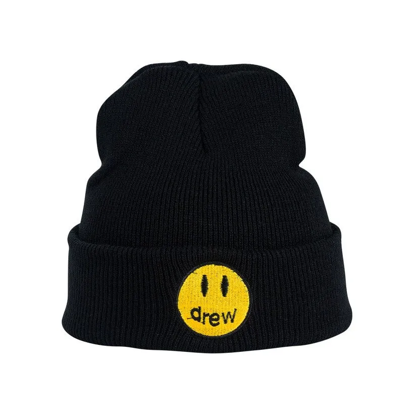 27 Embroidered Smiley Toque