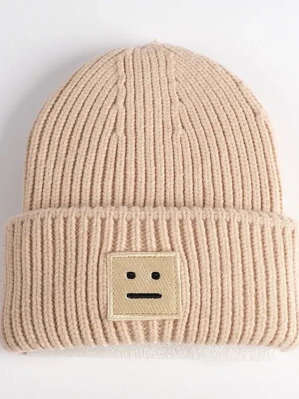 27 Face Patch Toque can be rewritten as Stylish and Warm 27 Patch Knit Beanie.