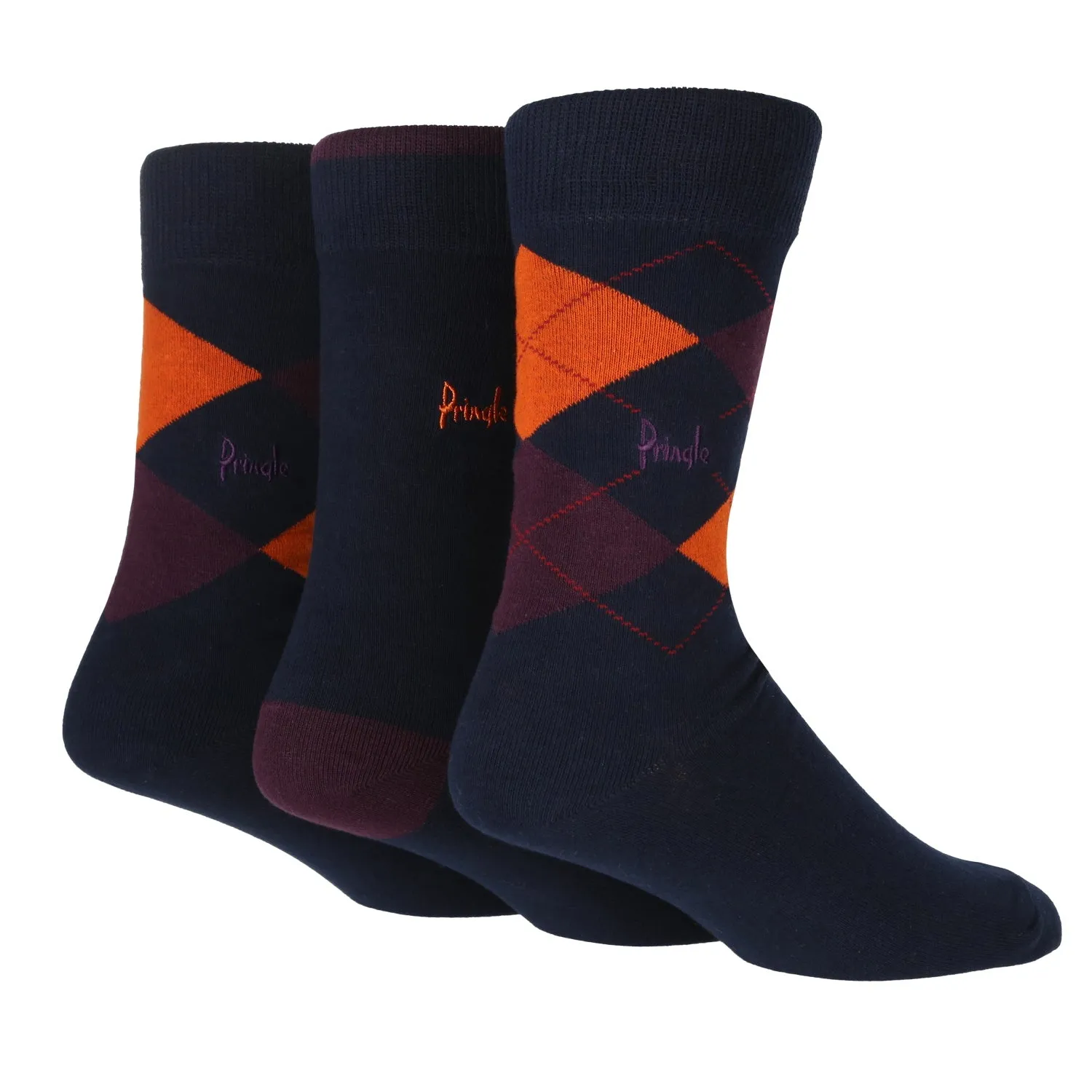 3-pack boxed navy socks