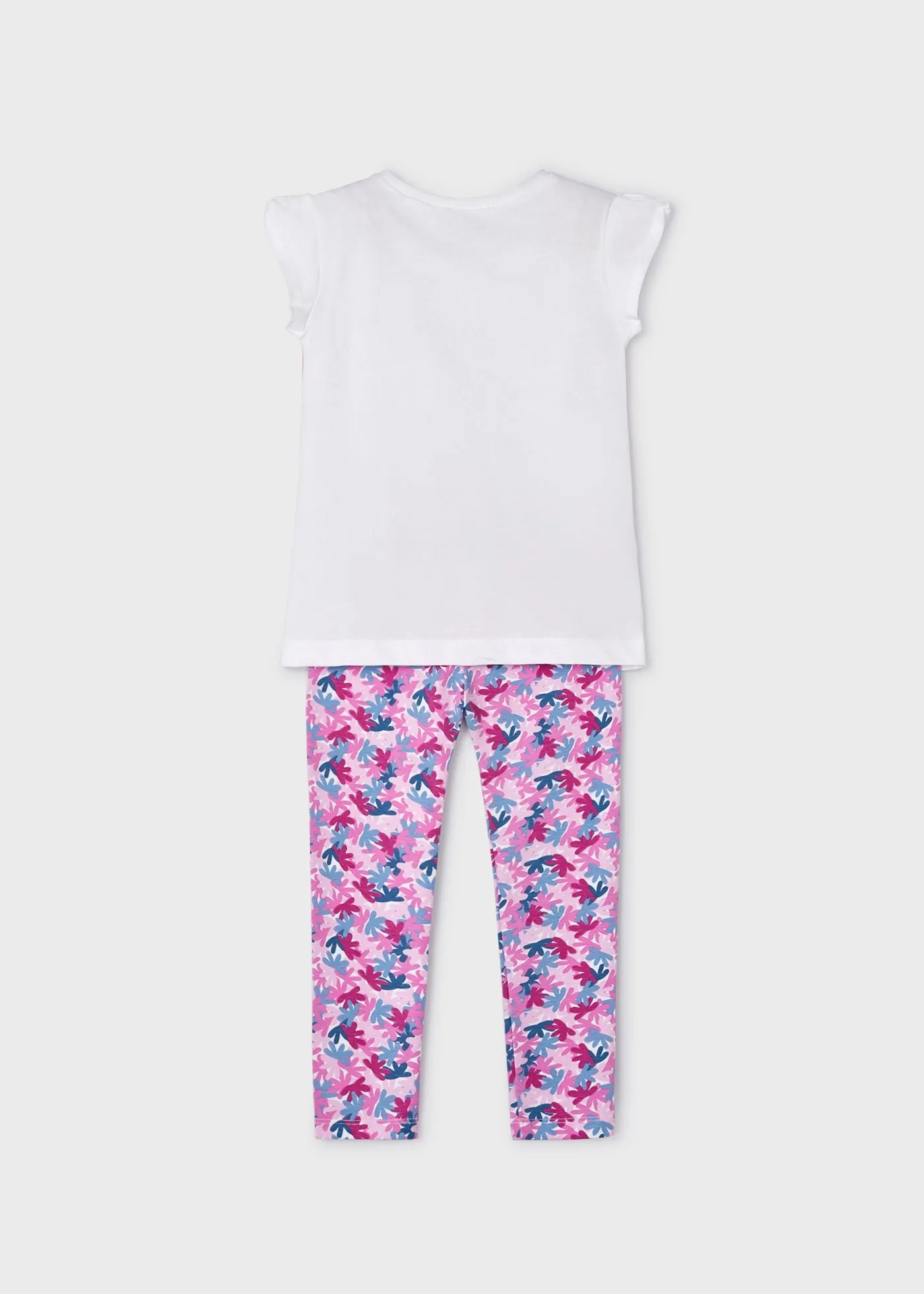 3797 - Girls Mauve Leggings Set