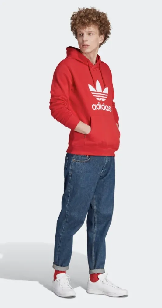 adidas Unisex Sweatshirt | Street Style Long Sleeves Plain Cotton