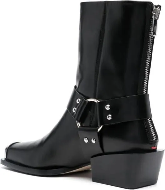 Aeyde Wayne biker boots Black