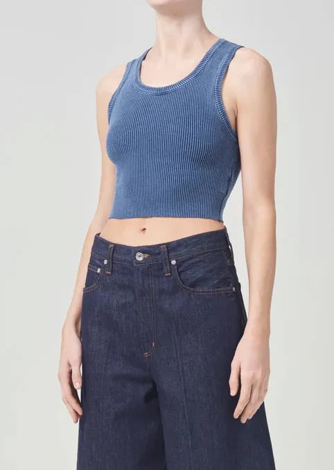 AGOLDE POPPY CROPPED TANK