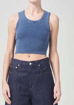 AGOLDE POPPY CROPPED TANK