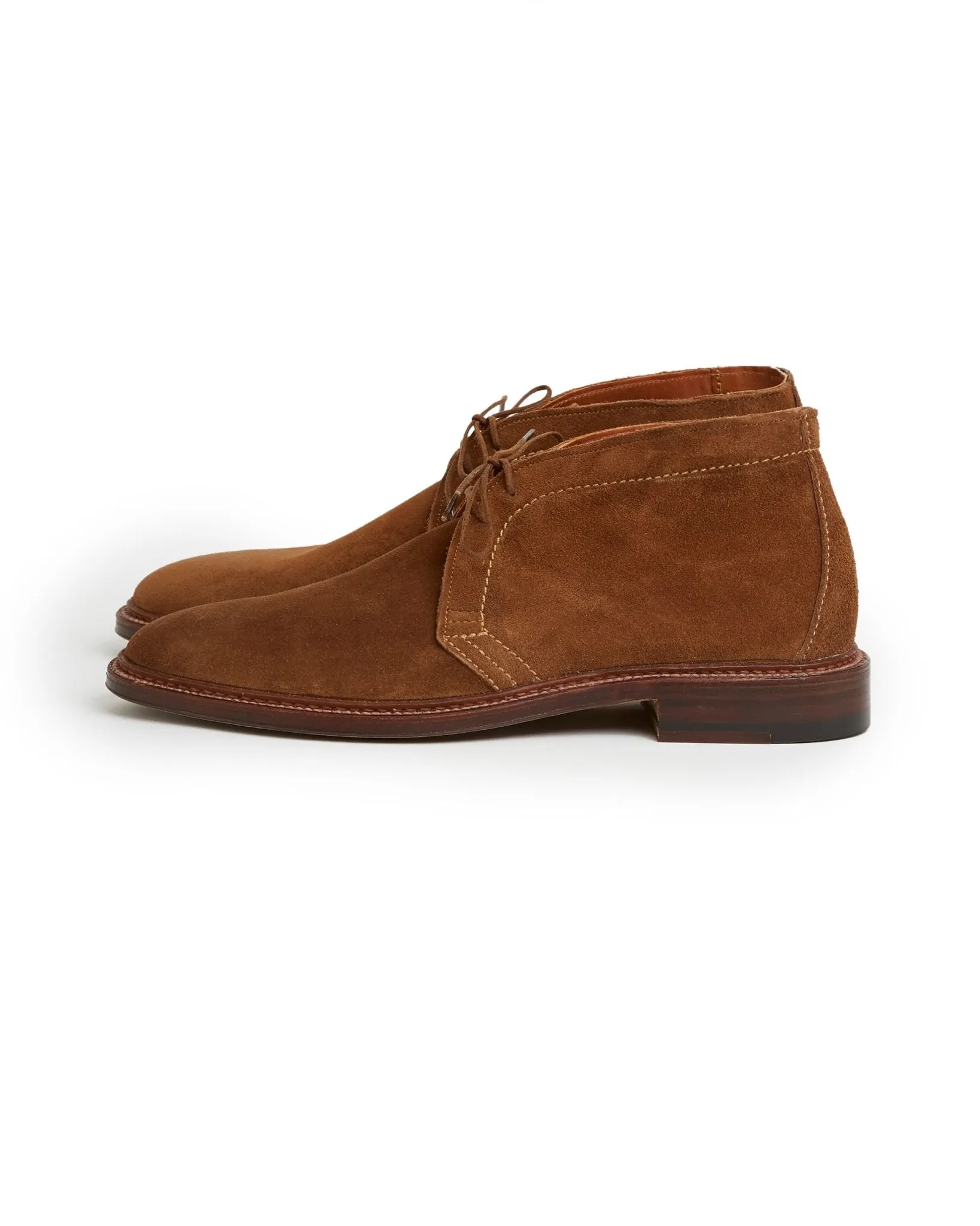 Alden Snuff 1493 Unlined Suede Chukka Boot.