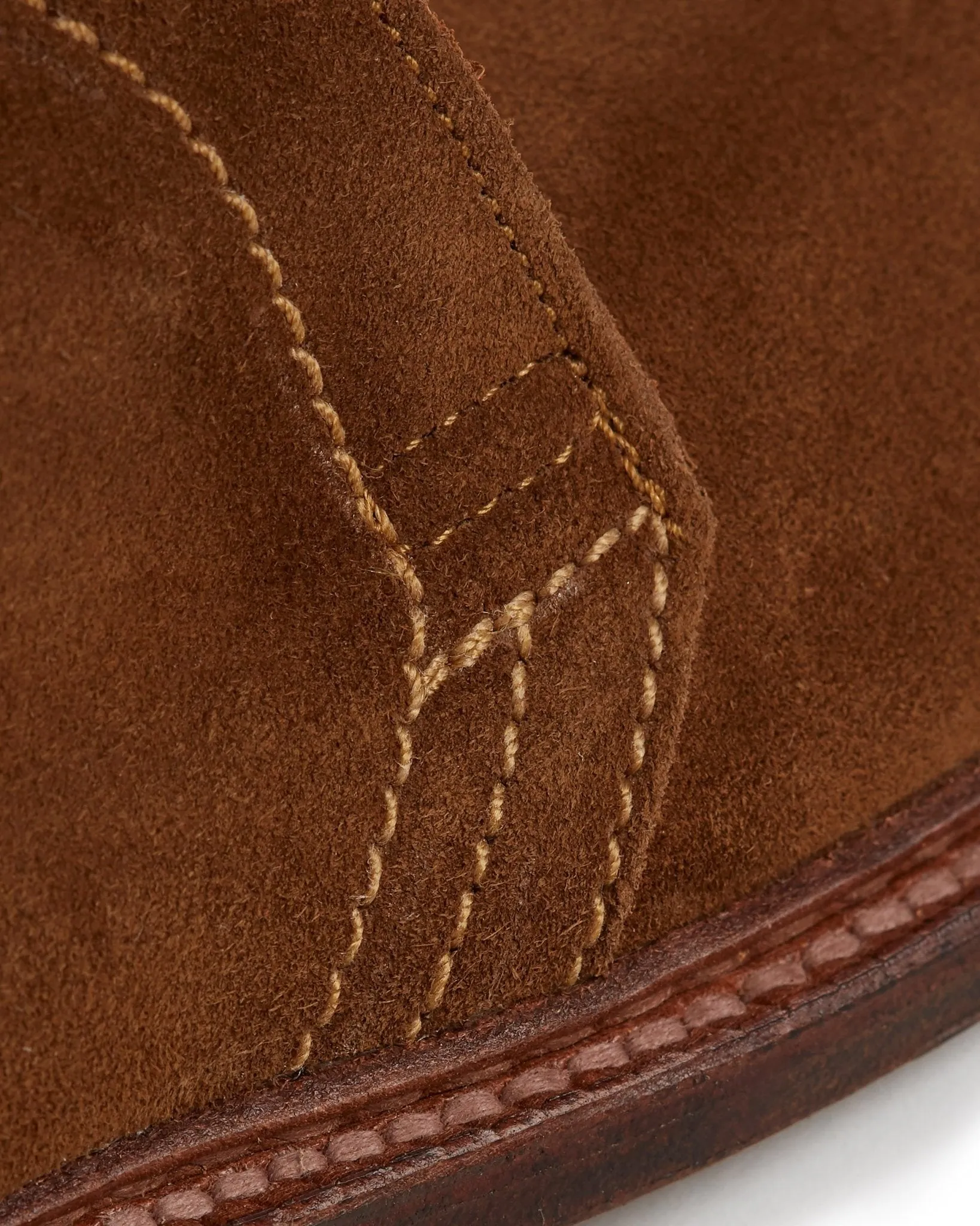 Alden Snuff 1493 Unlined Suede Chukka Boot.