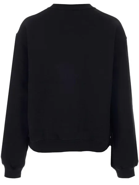 Alexander Wang Unisex Crew Neck Sweatshirt | Street Style Long Sleeve Plain - Shop Now