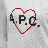 A.P.C. Unisex Crew Neck Street Style Long Sleeves Plain Cotton