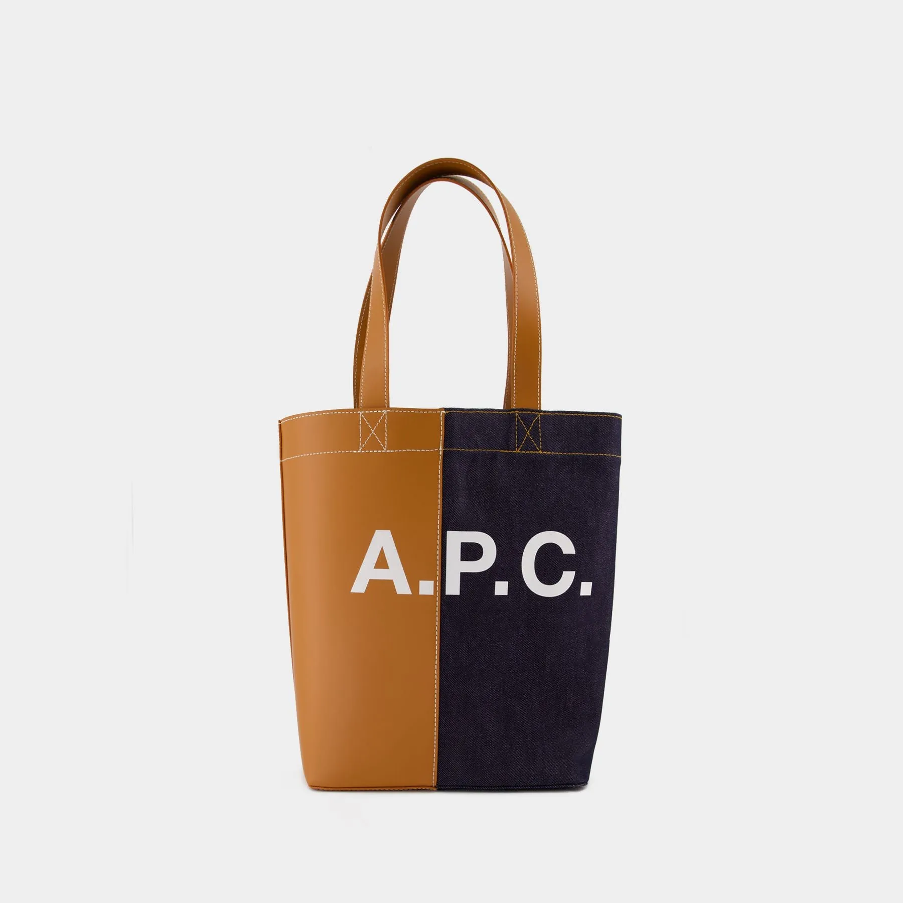 Axel Tote Bag - A.P.C. - Cotton - Caramel