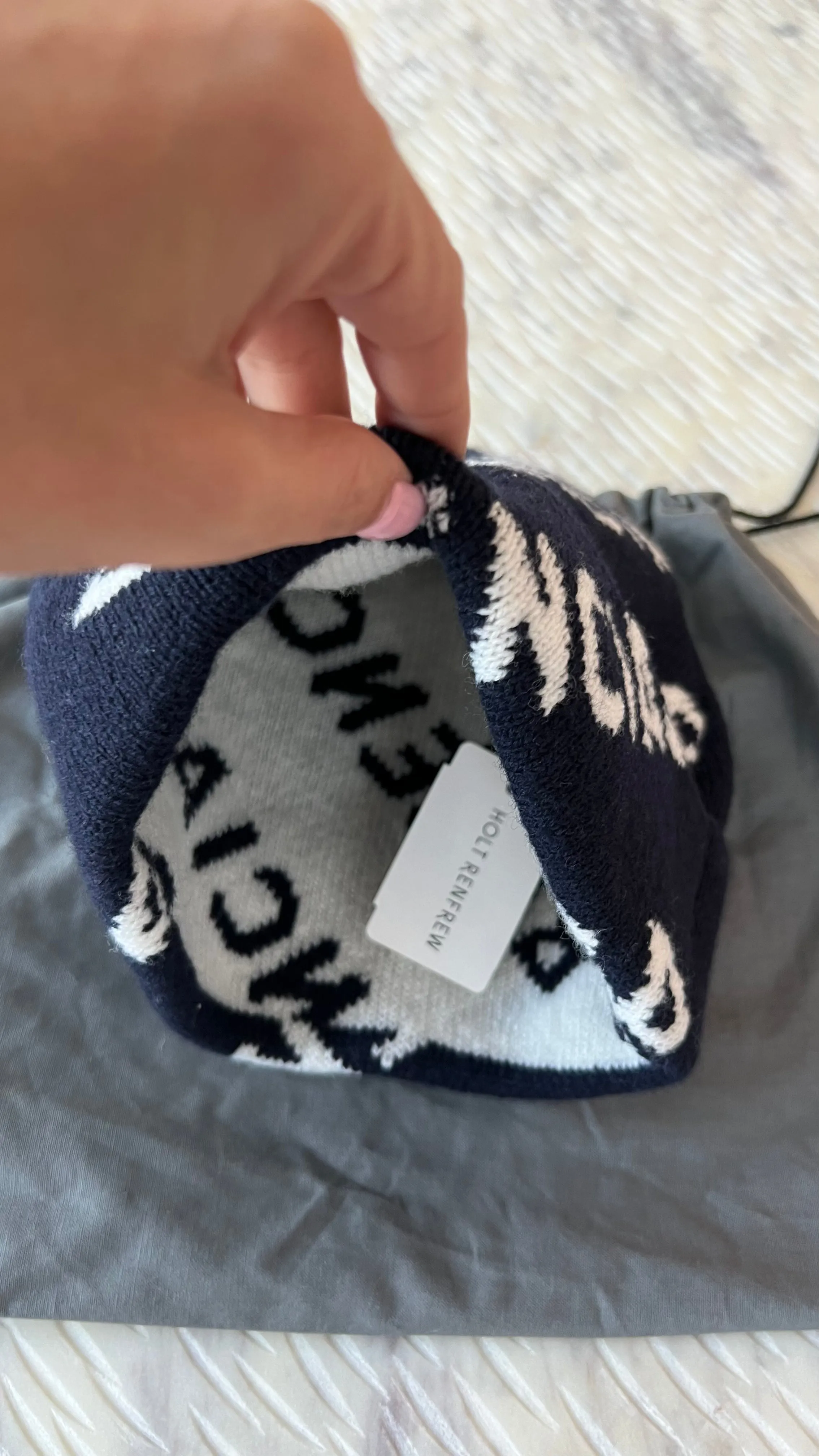 Balenciaga Logo Beanie