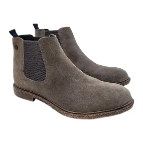 Base London Grey Suede Chelsea Boots