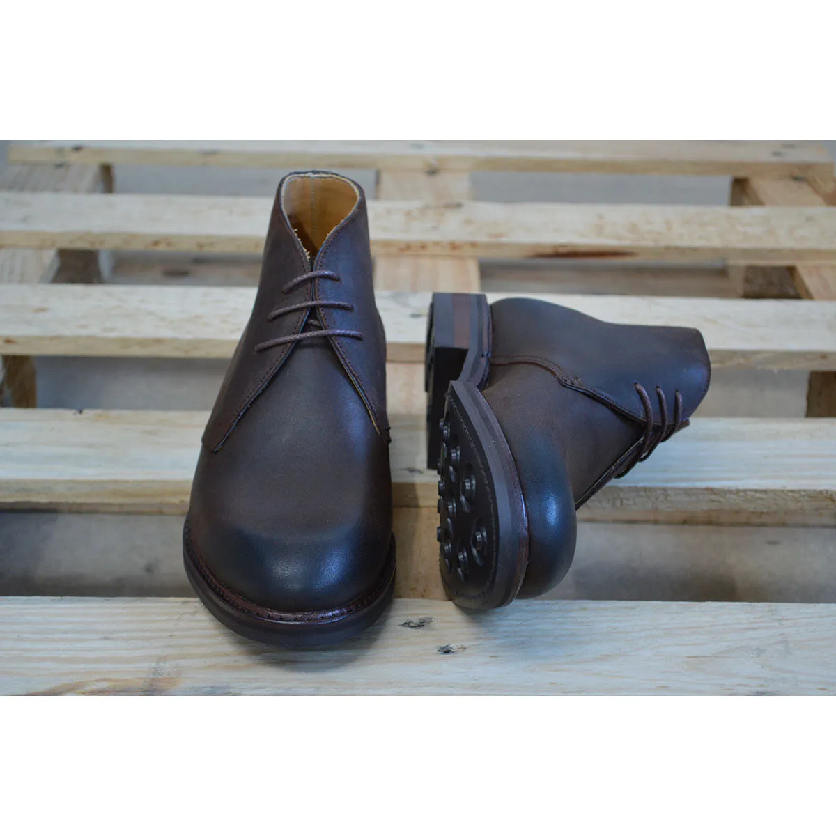 Berwick 1707 Chukka Boot - Waxy Commander Snuff