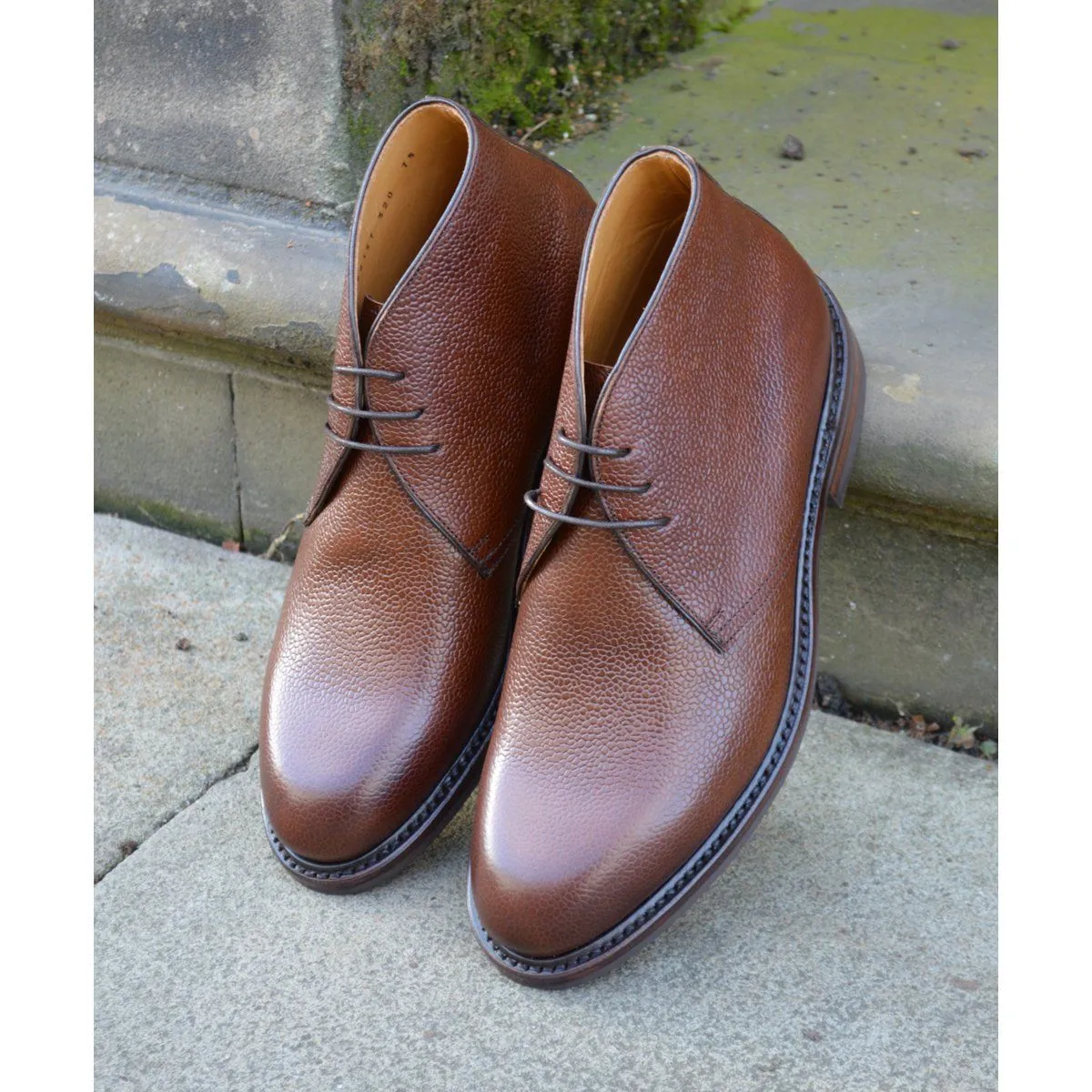 Berwick Chukka Boot - Dark Brown Grain | Shop Now at 320