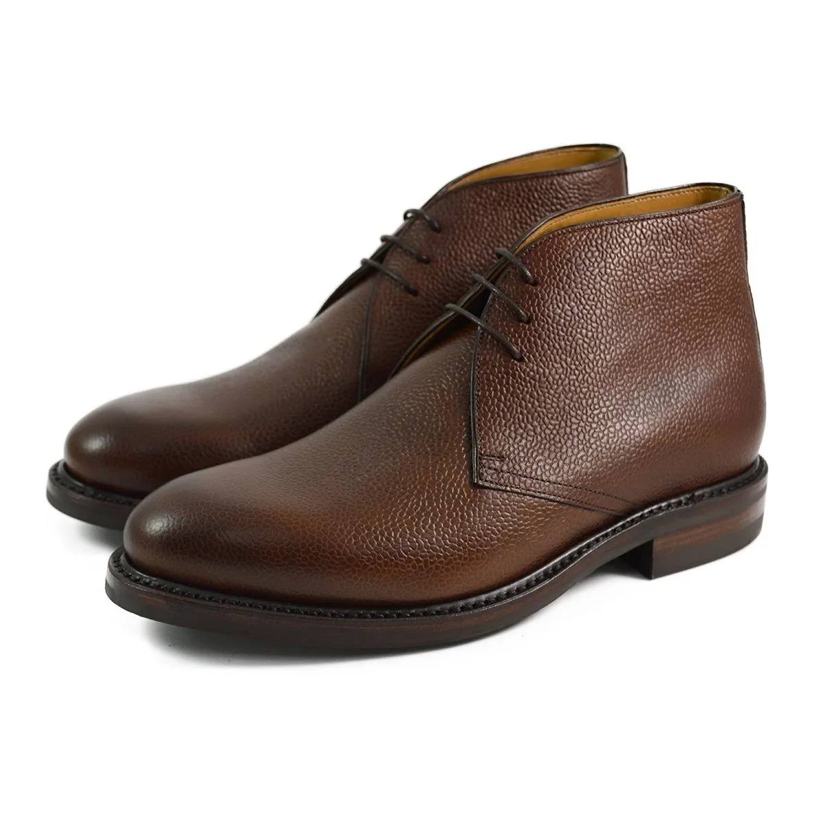 Berwick Chukka Boot - Dark Brown Grain | Shop Now at 320