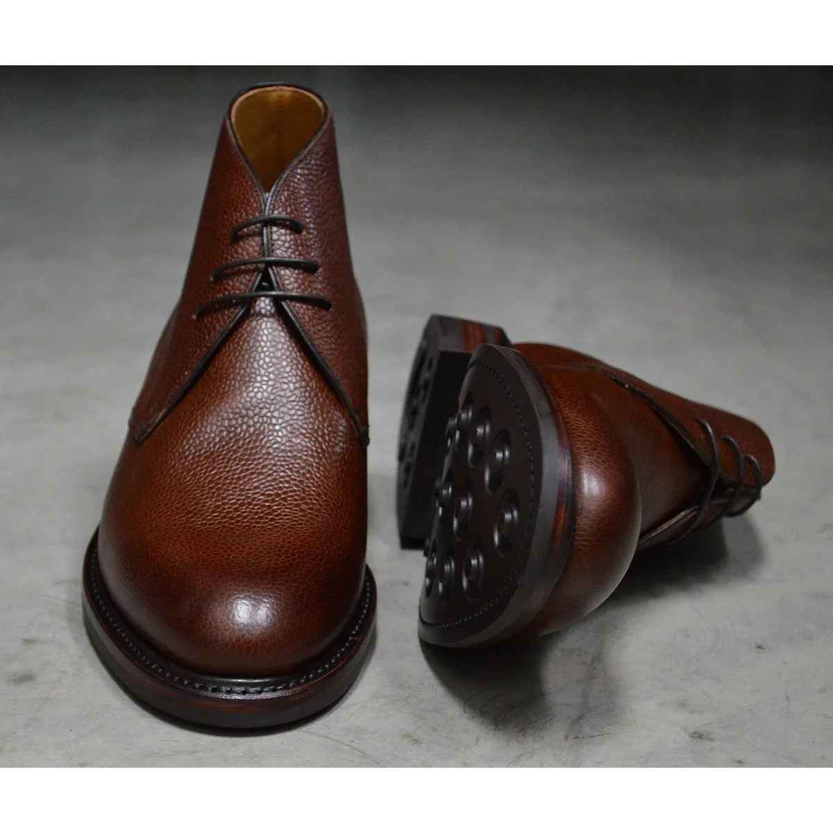 Berwick Chukka Boot - Dark Brown Grain | Shop Now at 320