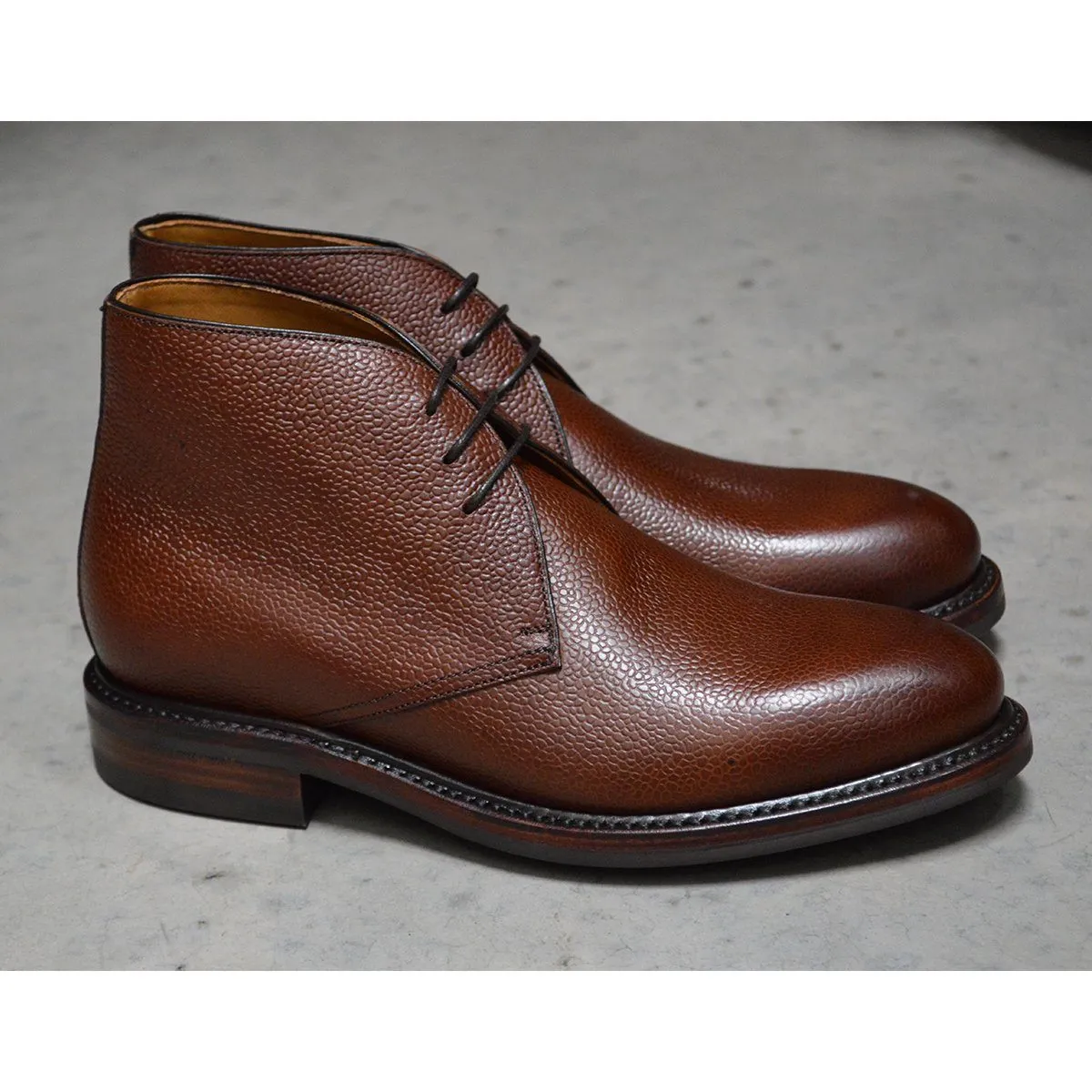 Berwick Chukka Boot - Dark Brown Grain | Shop Now at 320