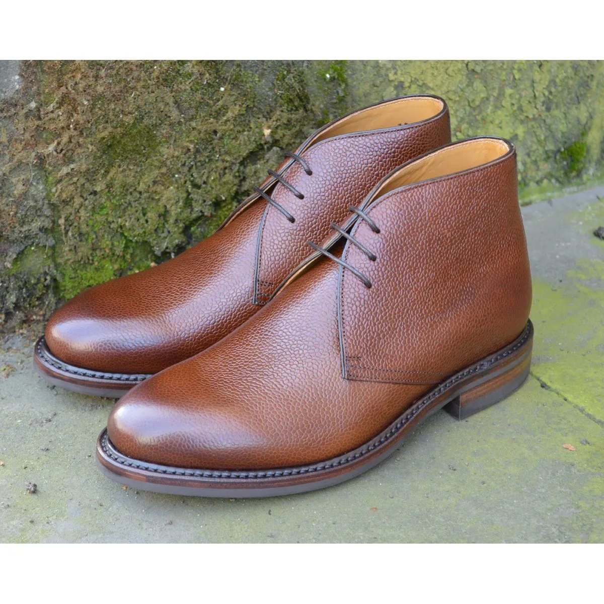 Berwick Chukka Boot - Dark Brown Grain | Shop Now at 320