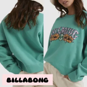 Billabong Crew Neck Sweat - Blended Fabrics - Street Style - Long Sleeves