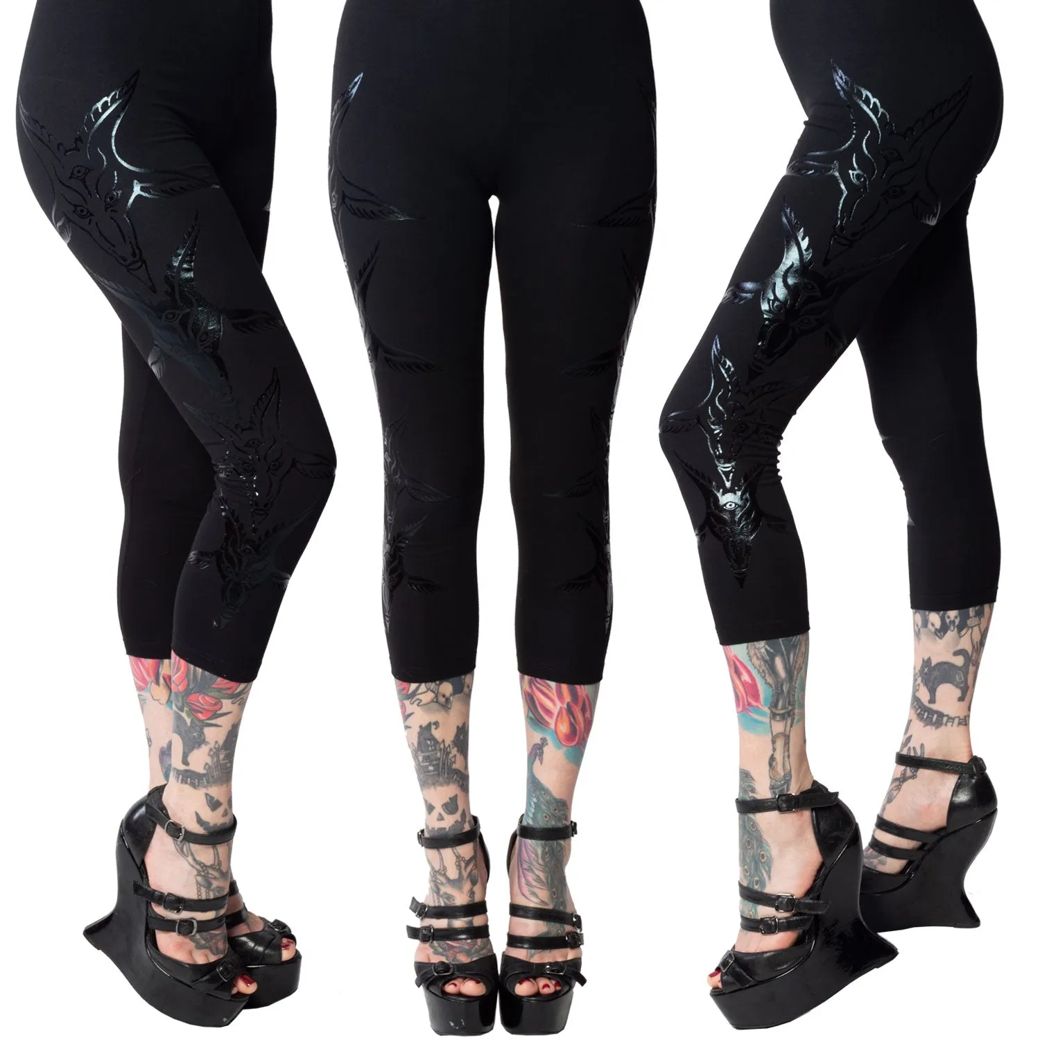 Black Foil Capris – Goathead: Find the Best Deals