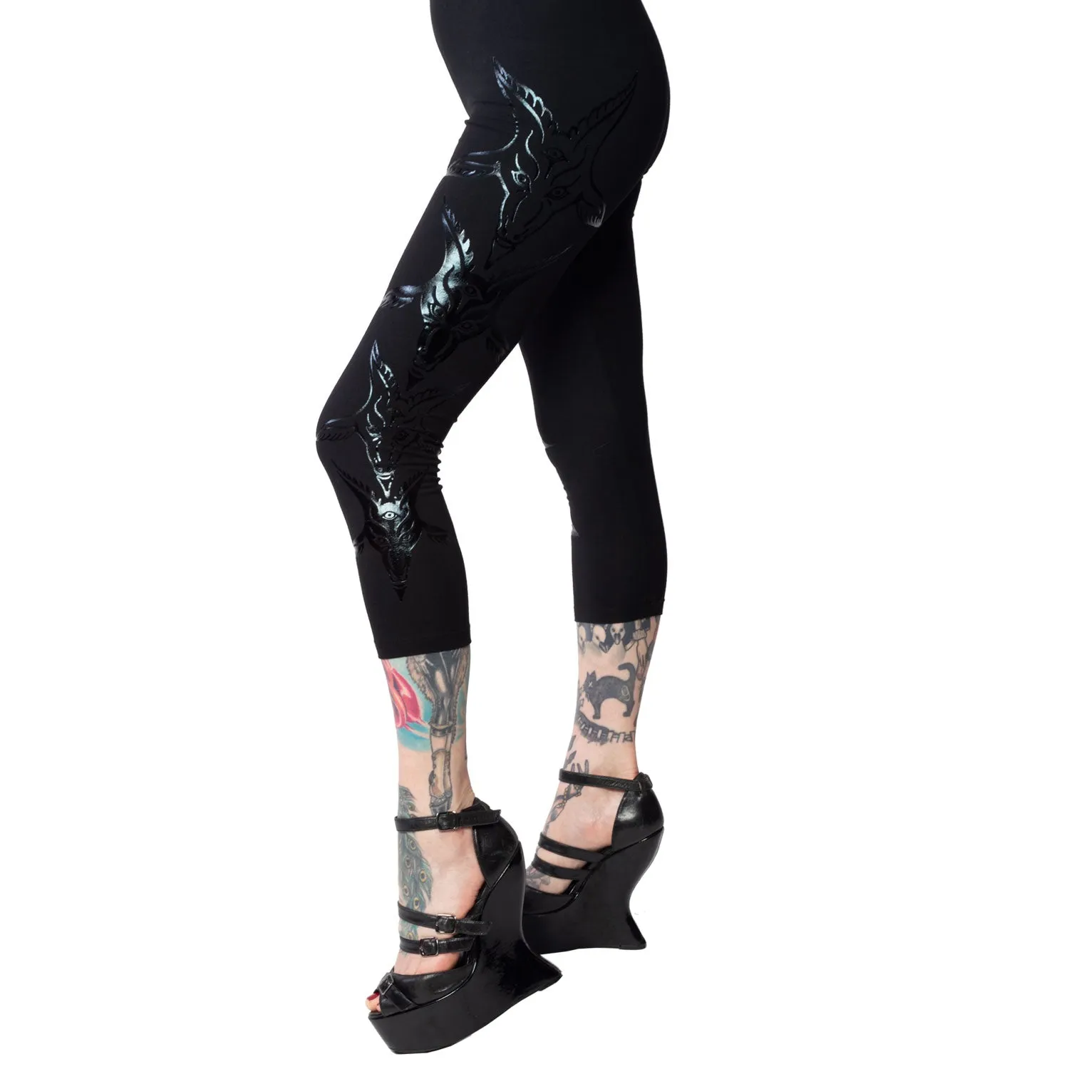 Black Foil Capris – Goathead: Find the Best Deals