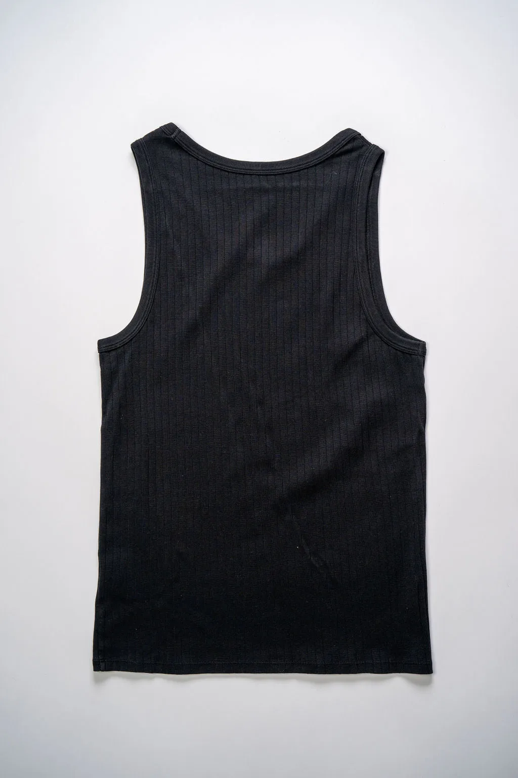 Black Knickerbocker Rib Tank - Best Price