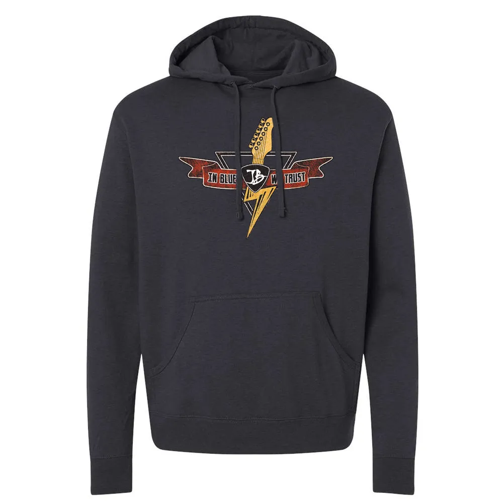 Blues Thunderbolt Pullover Hoodie (Unisex)