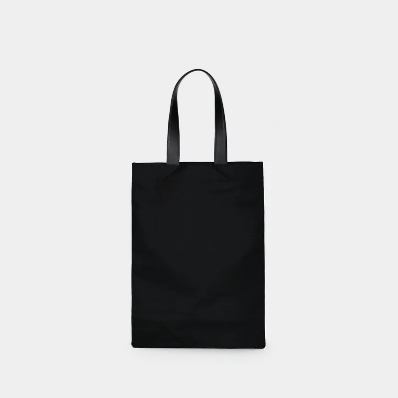 Book Tote Bag - Jil Sander - Cotton - Black