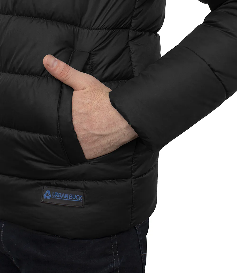 Bryce Black Puffer Jacket Men's