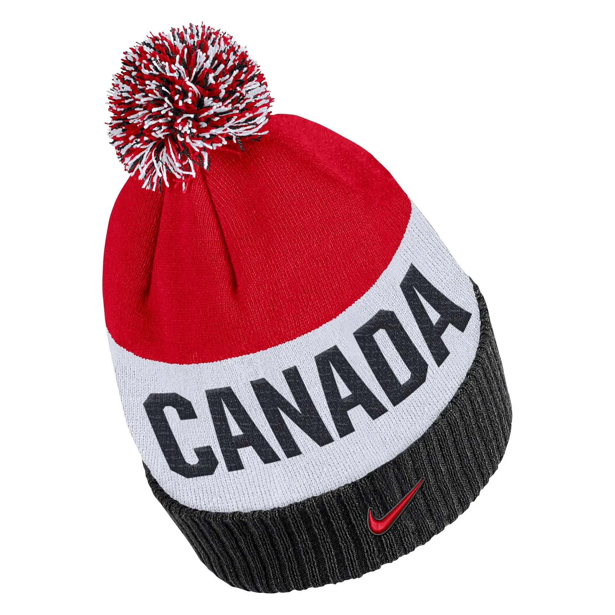 Canada Soccer Men's Classic Stripe Cuffed Beanie