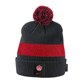 Canada Soccer Men's Logo Cuffed Pom Beanie