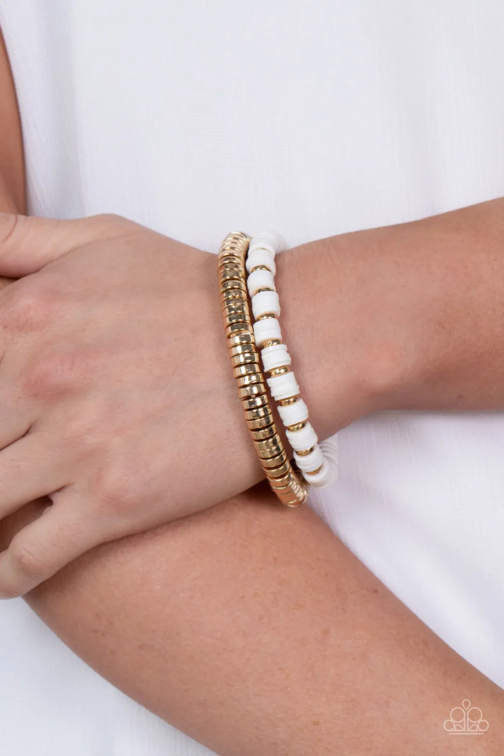 Catalina Marina - White Bracelet | Shop now for trendy white bracelets. Perfect for any occasion. Limited stock available.