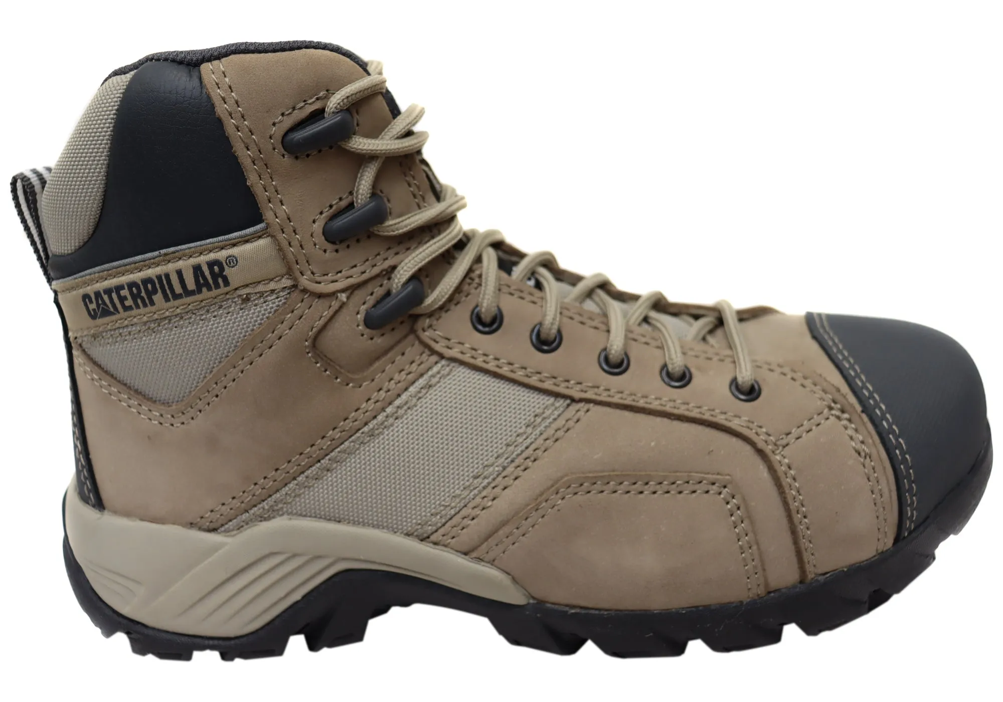 Caterpillar Cat Argon Hi Side Zip Mens Steel Toe Work/Safety Boots