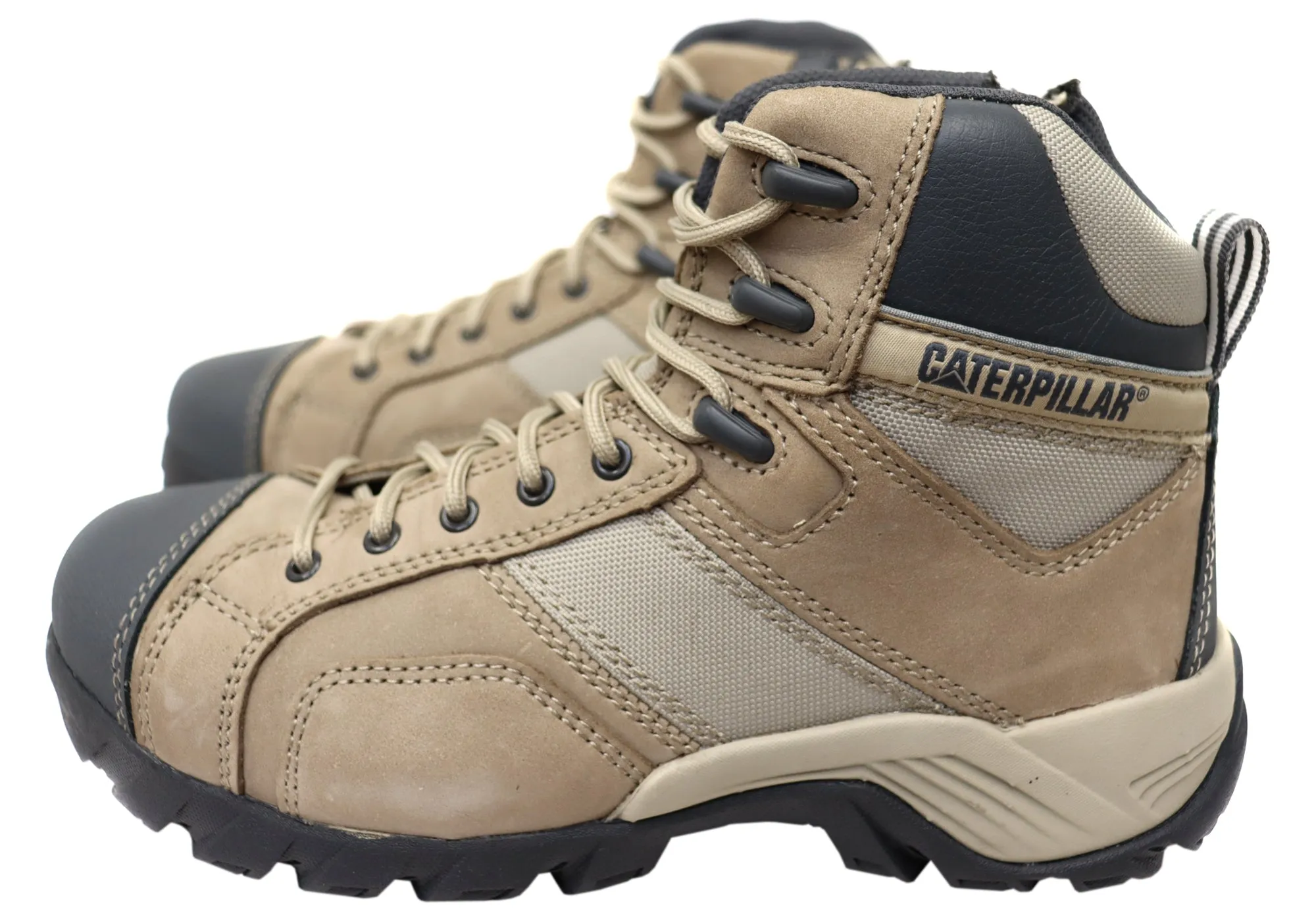 Caterpillar Cat Argon Hi Side Zip Mens Steel Toe Work/Safety Boots