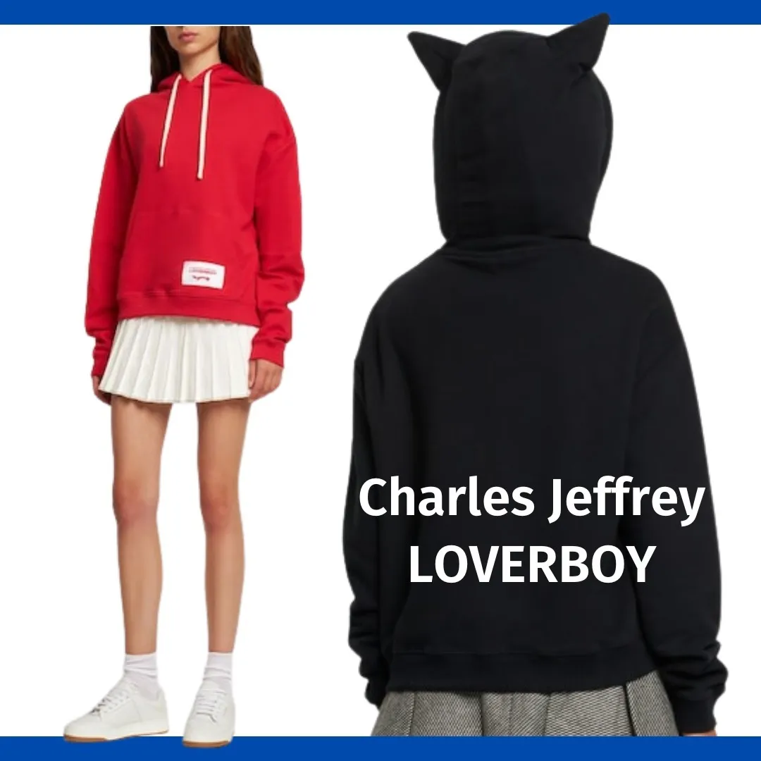 Charles Jeffrey LOVERBOY unisex street style long sleeves plain cotton