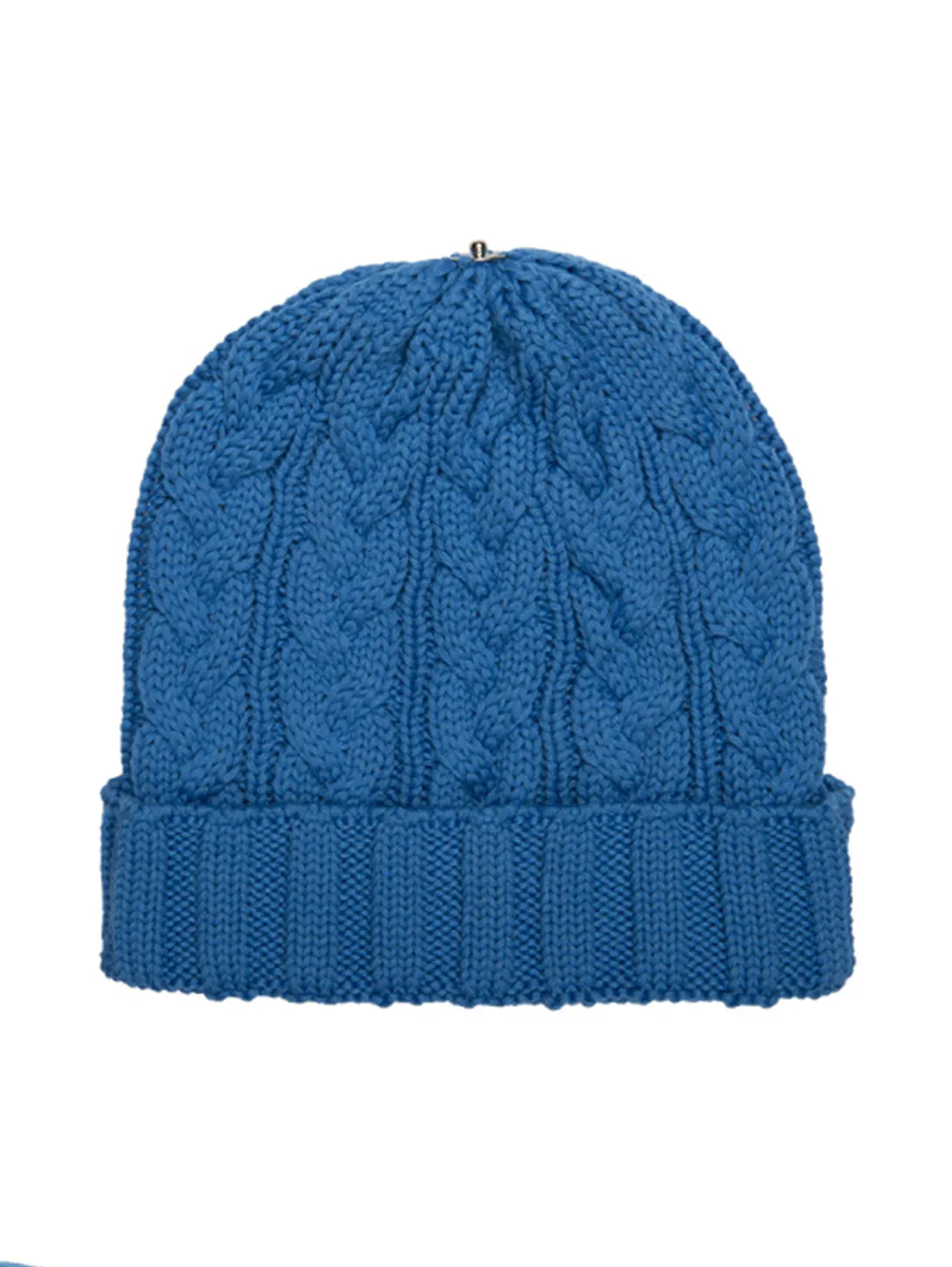 Charlie Cable Blue Tones Toque