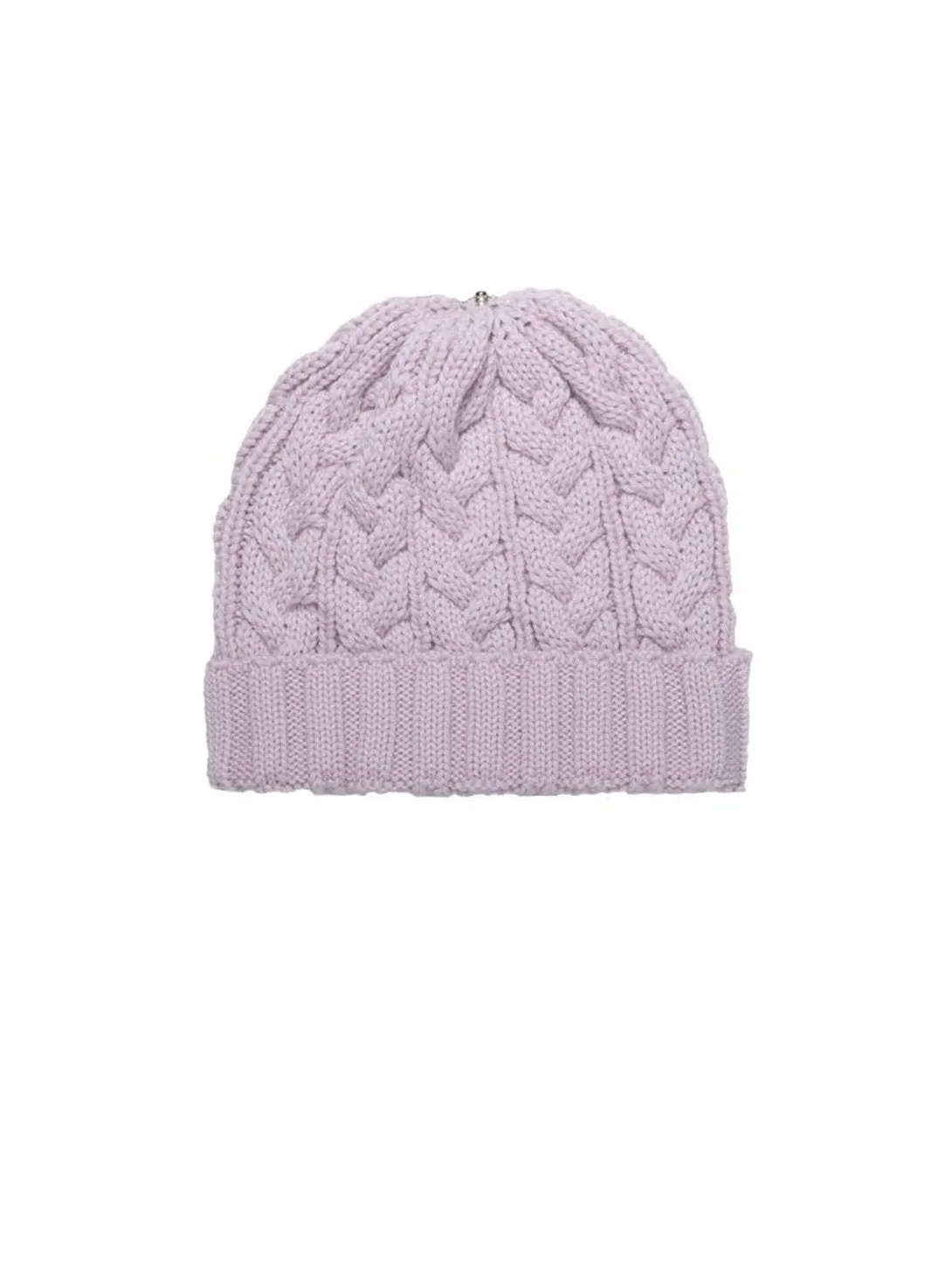 Charlie Cable Hat - Purple Tones