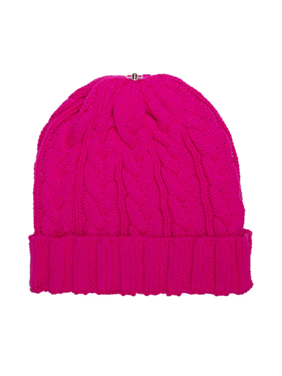 Charlie Cable Pink Tones Toque