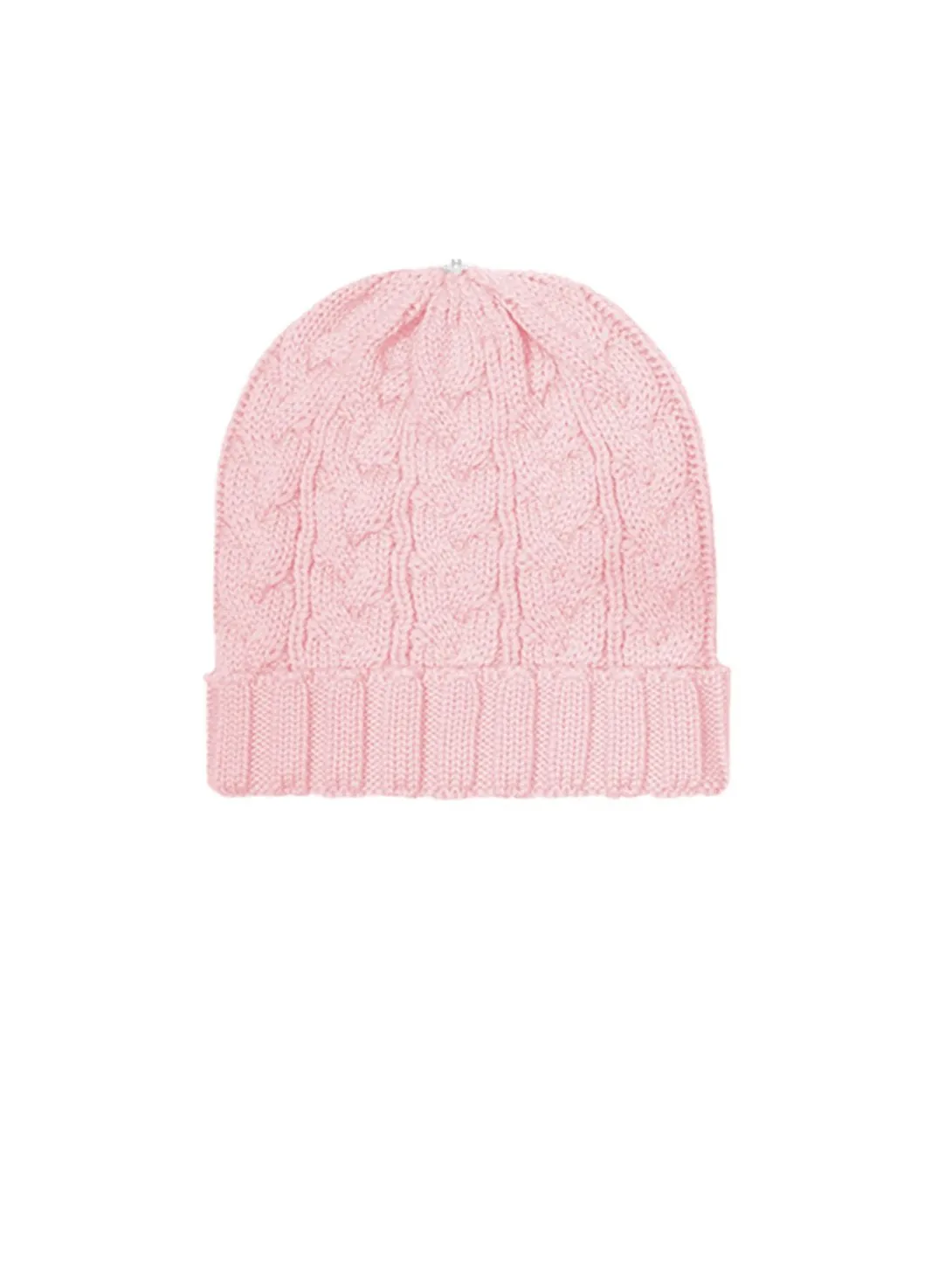 Charlie Cable Pink Tones Toque