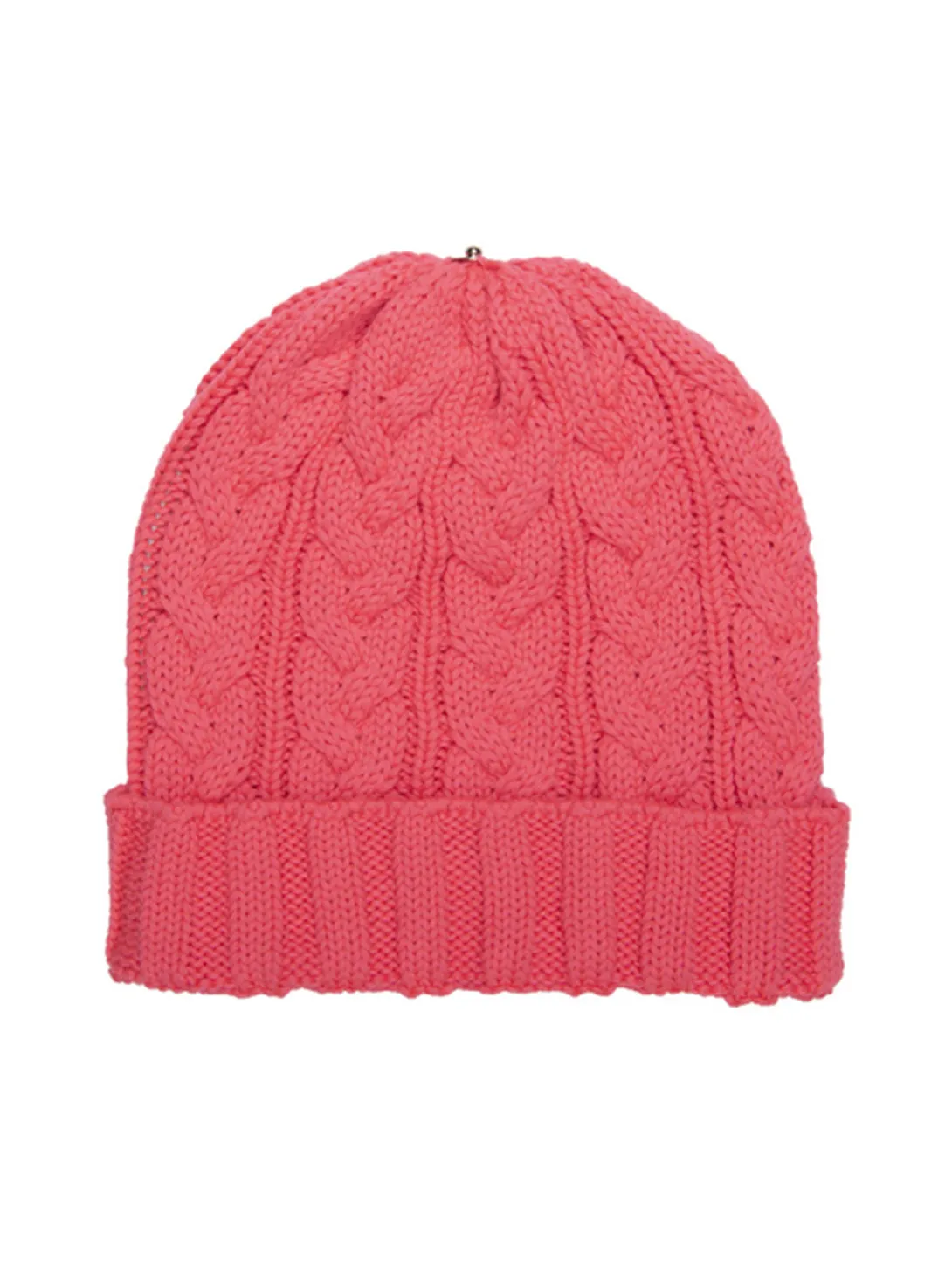 Charlie Cable Pink Tones Toque