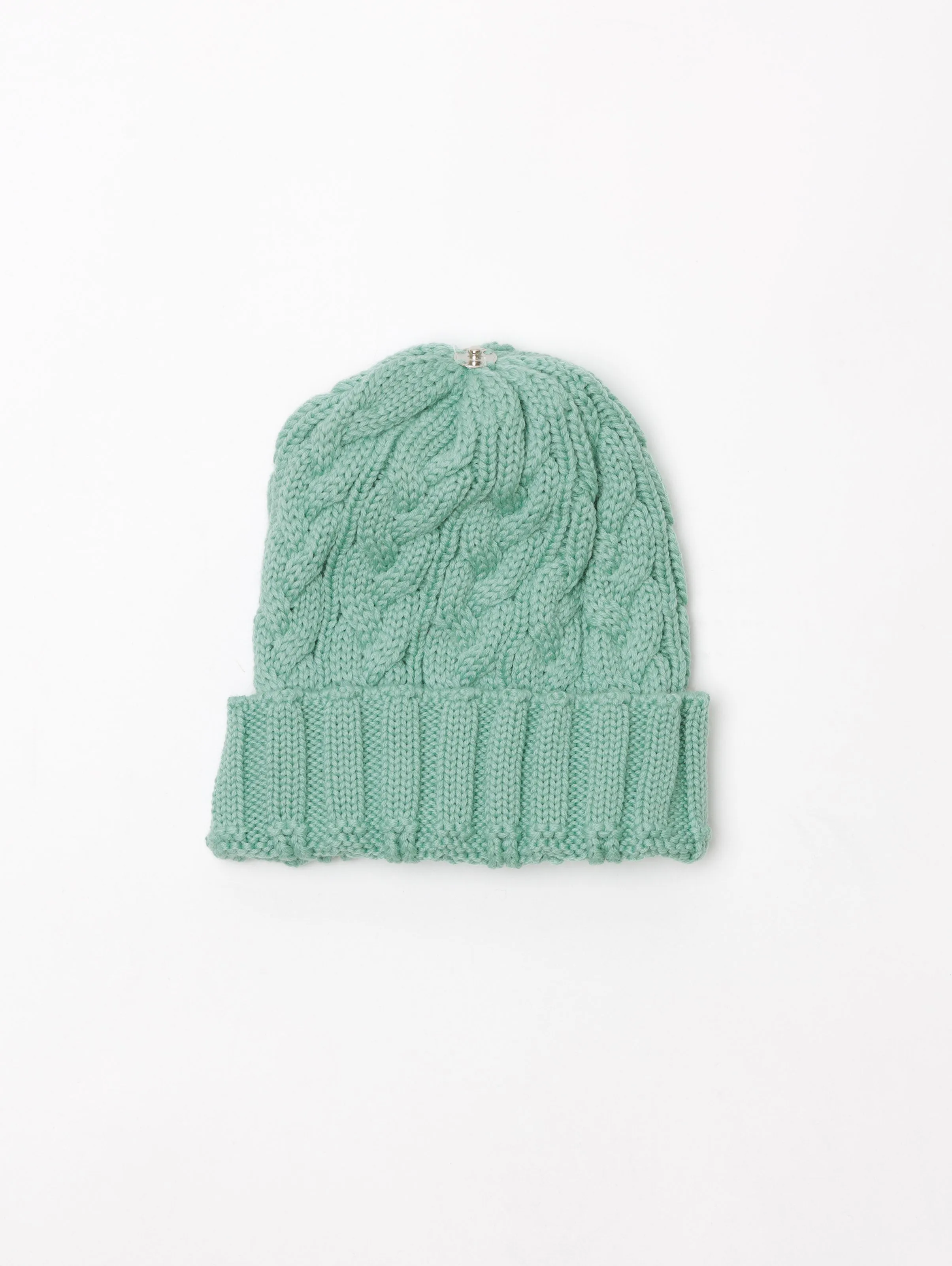 Charlie Cable Toque Green Tones - Order now to add style to your outfits!