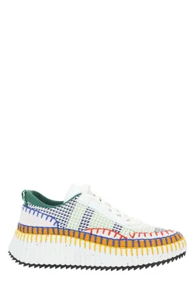 Chloé Nama Lace-Up Sneakers - Buy Online Now!