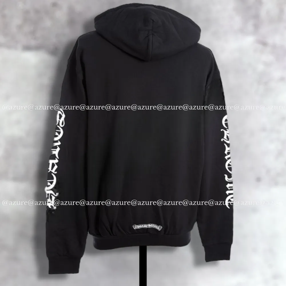 Chrome Hearts Long Sleeve Hoodie - Unisex Street Style Plain Logo Hoodies