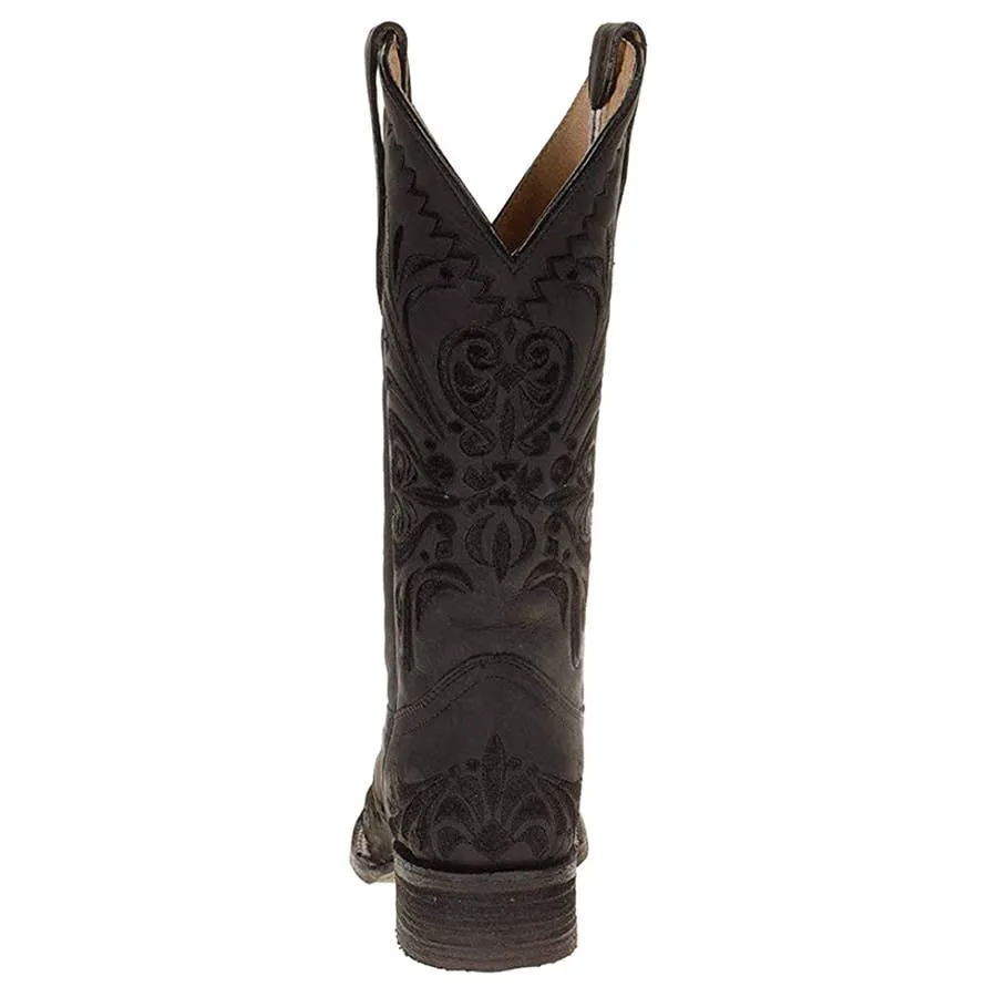 Circle G Boots Women's Square Toe Embroidered Cowgirl Boots