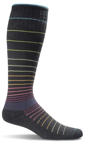 Circulator Women's Black/Rainbow Stripe Shoes