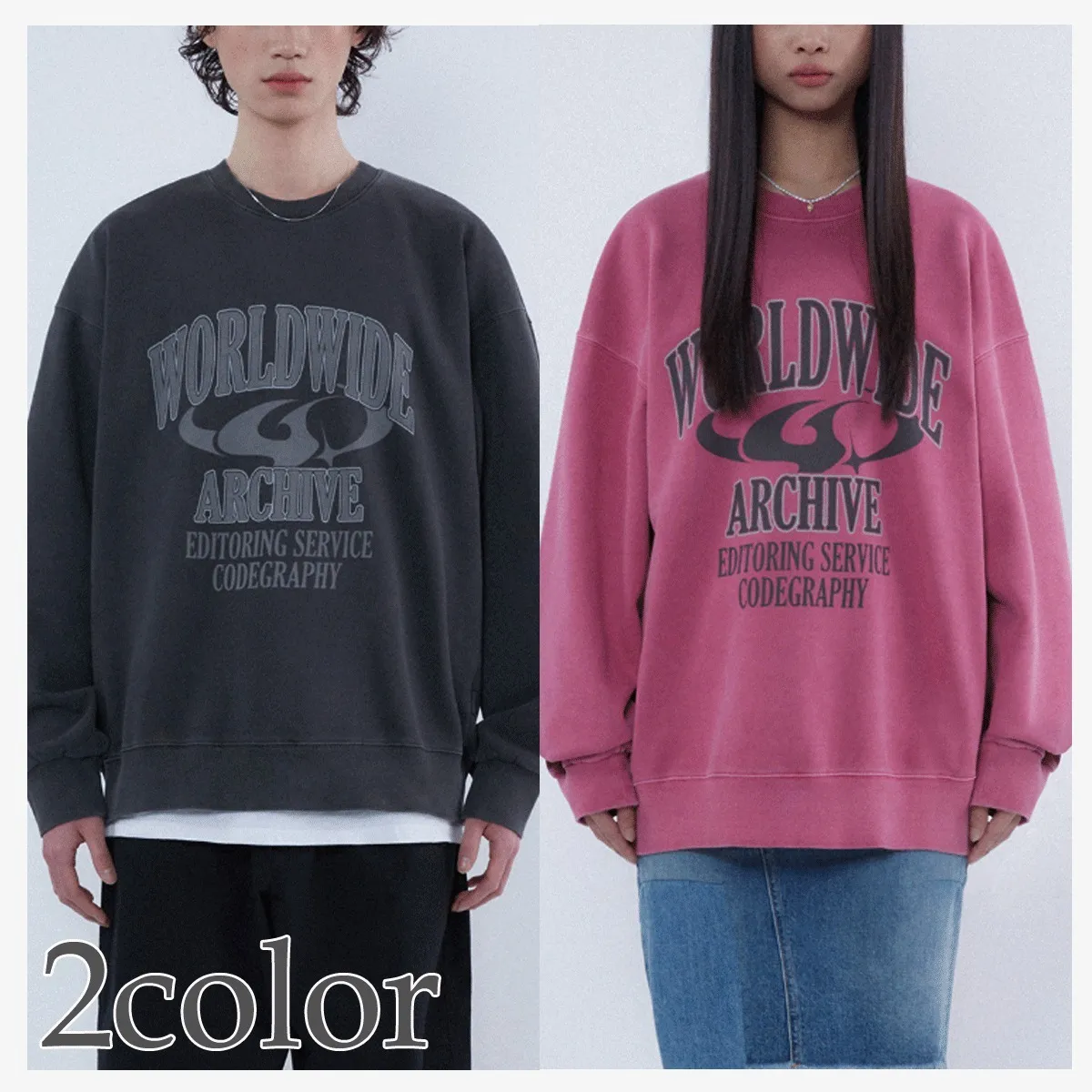 Codegraphy Unisex Street Style Long Sleeves Plain Logo