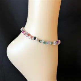 Colorful Stone Anklet