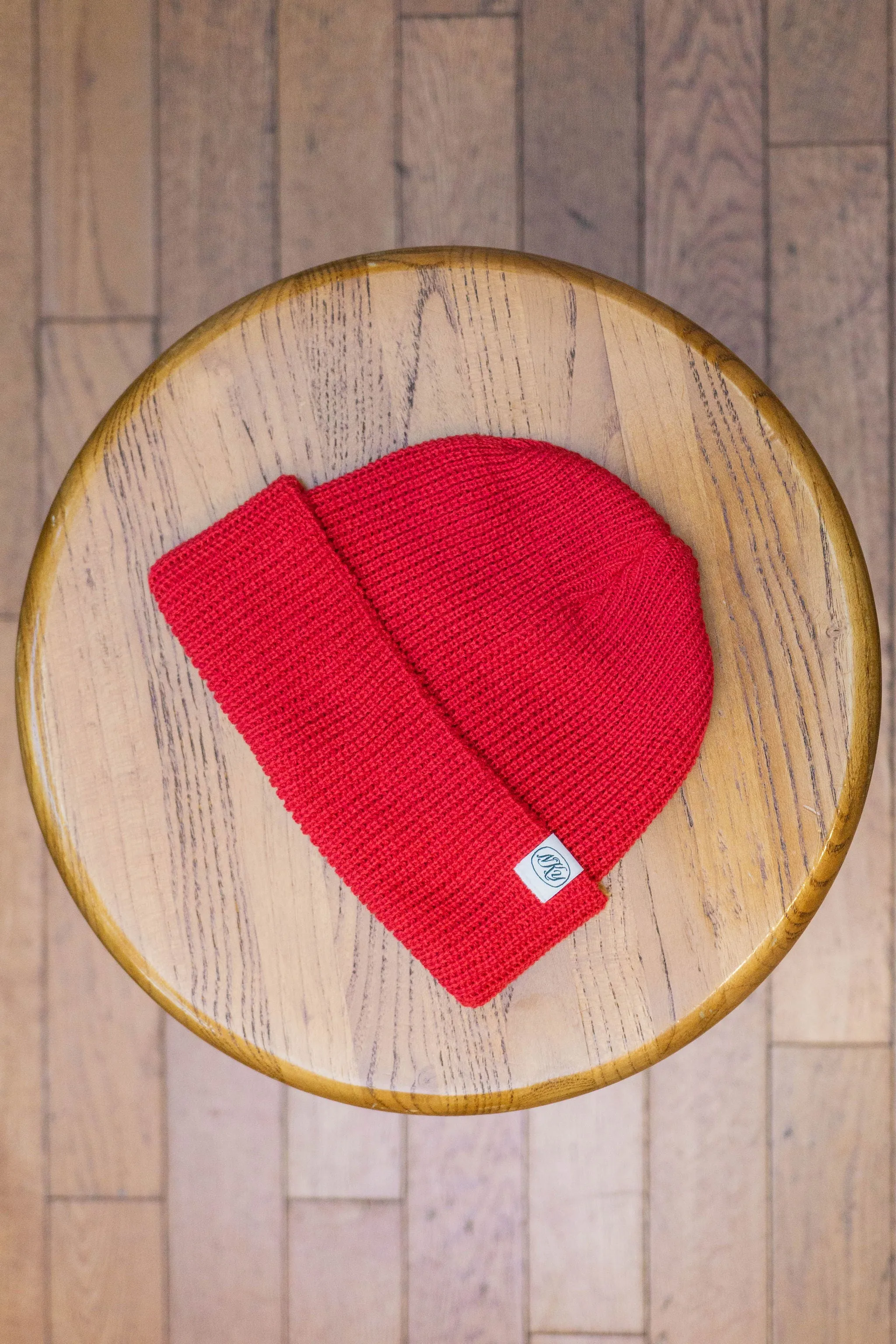 Cotton Watch Cap - Red